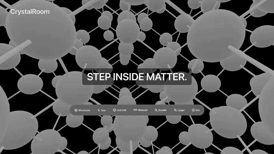 Step inside matter — an immersive walk through a crystal lattice